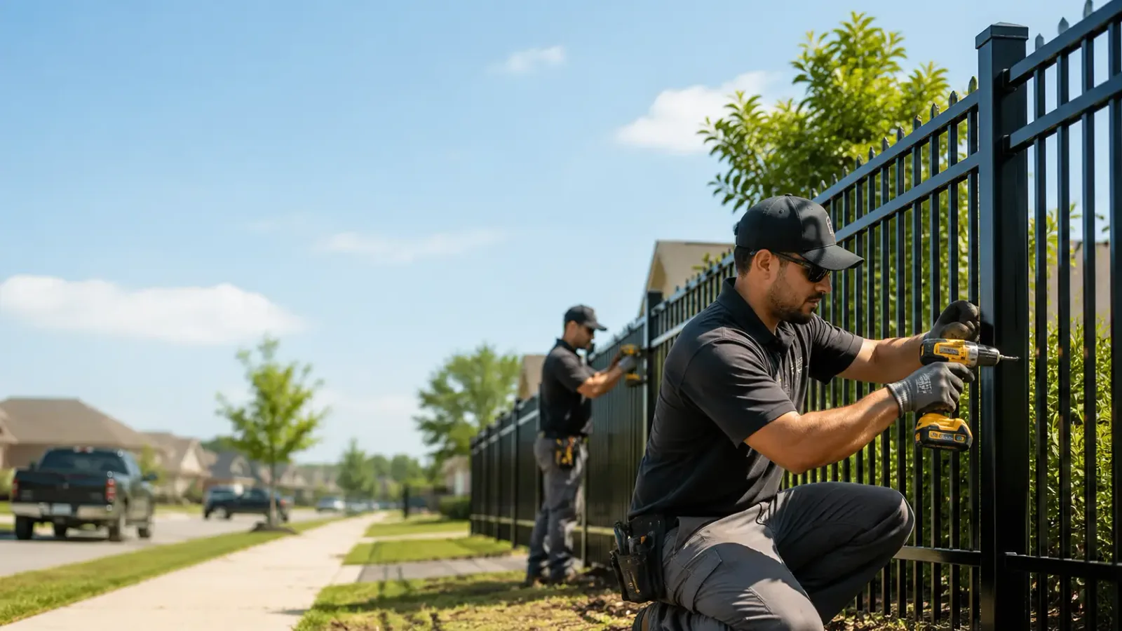 Metal Fence Installation in Oakdale, LA